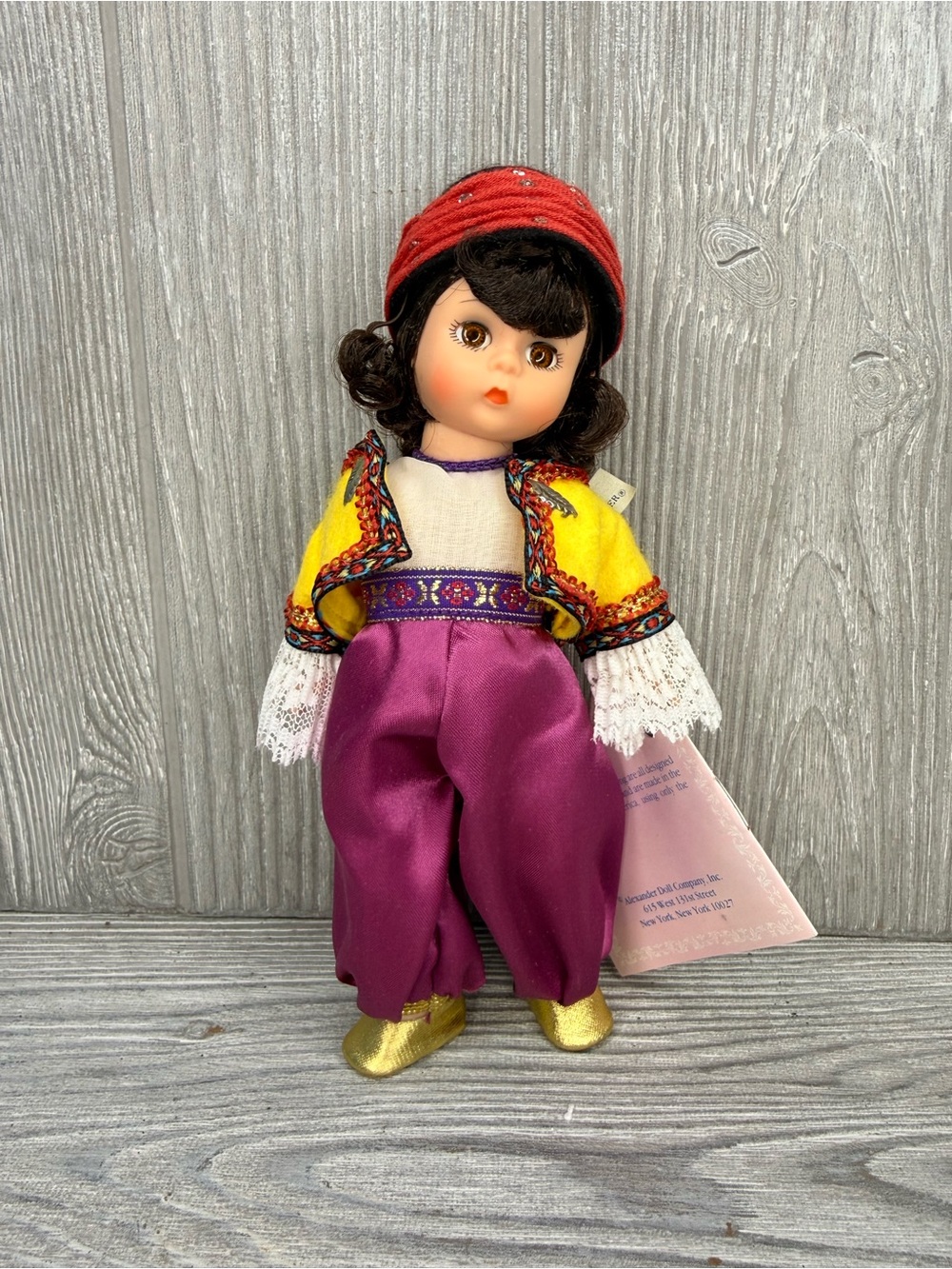 Vintage Madame Alexander International Doll Collection Anatolia 8" Girl Doll 524